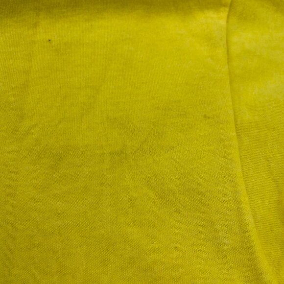 Vintage 80s Screen Stars Best T-Shirt Men Large L Yellow Steamboat Springs CO - Picture 13 of 16